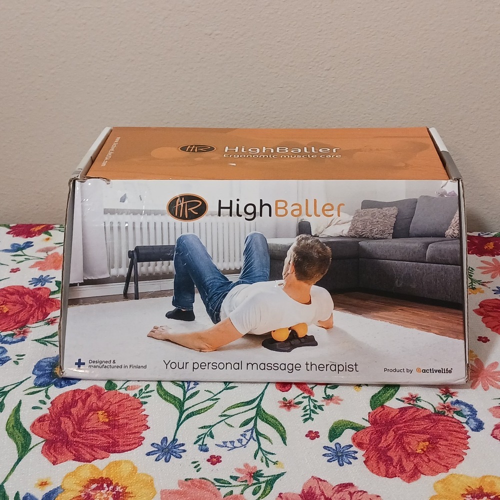 HR‎ Highballer High Baller Body Massager Finland Orange Adjustable Pain Relief
